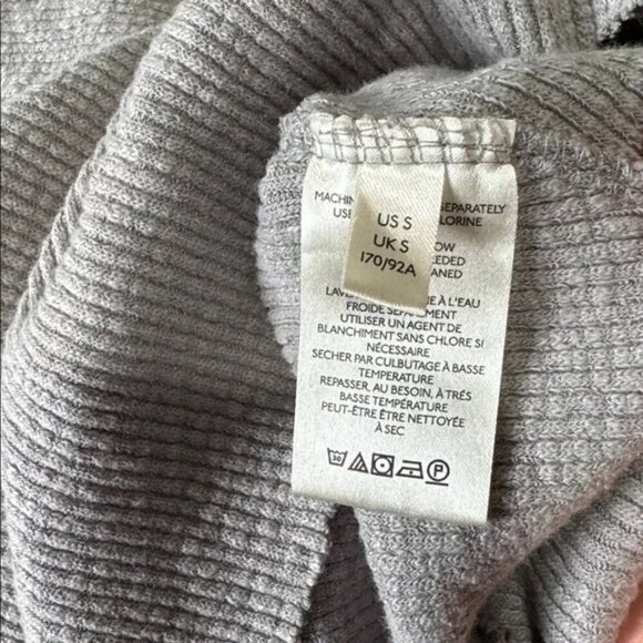 Free People OG Long Sleeve Pullover Top Stone Size Small #OB1164798 - Picture 4 of 9